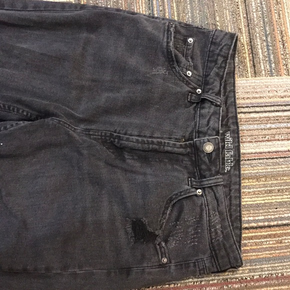 Ripped Black Mom Jeans - Picture 3 of 4